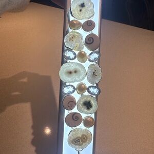 Sterling Shiva Eye & Druzy Gemstone Bracelet